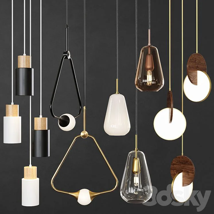 Pendant lights set 048